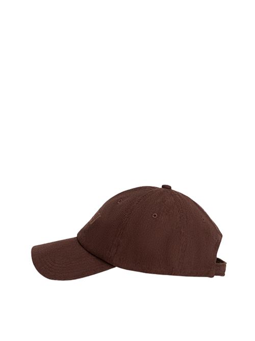 Cappellino in velluto a coste marrone Tommy Jeans | AW0AW17908GS7